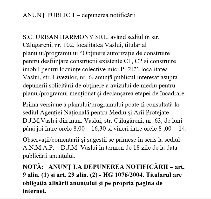 urban harmony 1