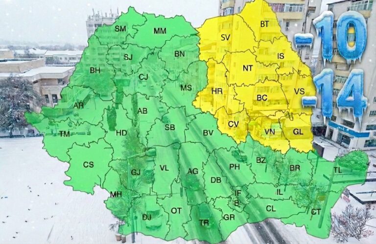 Cod Galben de ger peste județul Vaslui, luni noapte
