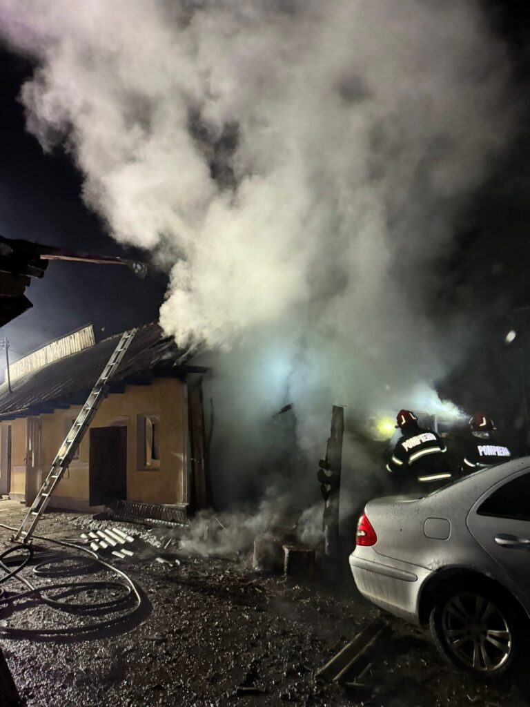 Incendiu la Sofronești, Todirești, vineri noapte