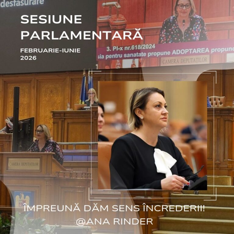 Luni, o nouă sesiune parlamentară. Deputat PSD Ana Rinder: ”România nu poate merge înainte prin blocaje”