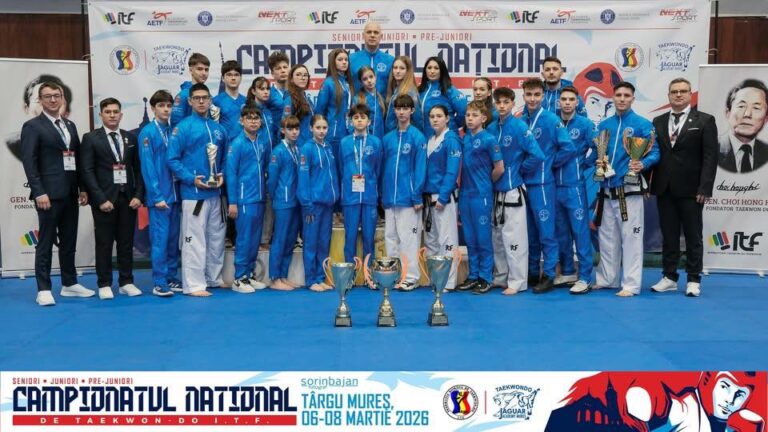 Succes vasluian, la Campionatul Național de Seniori, Juniori și Pre‑Juniori 2026, organizat de Federația Română de Taekwon‑Do ITF