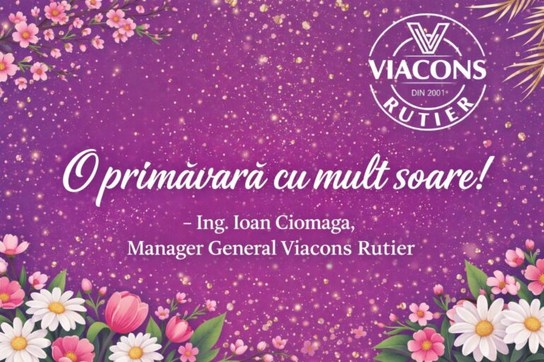 Mesaj de Ziua Internațională a Femeii – SC VIACONS RUTIER SRL