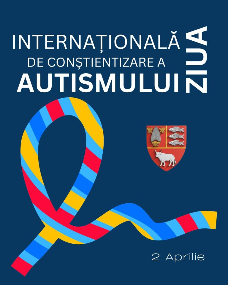 2 Aprilie, Ziua Internațională de Conștientizare a Autismului. Mesajul Consiliului Județean Vaslui