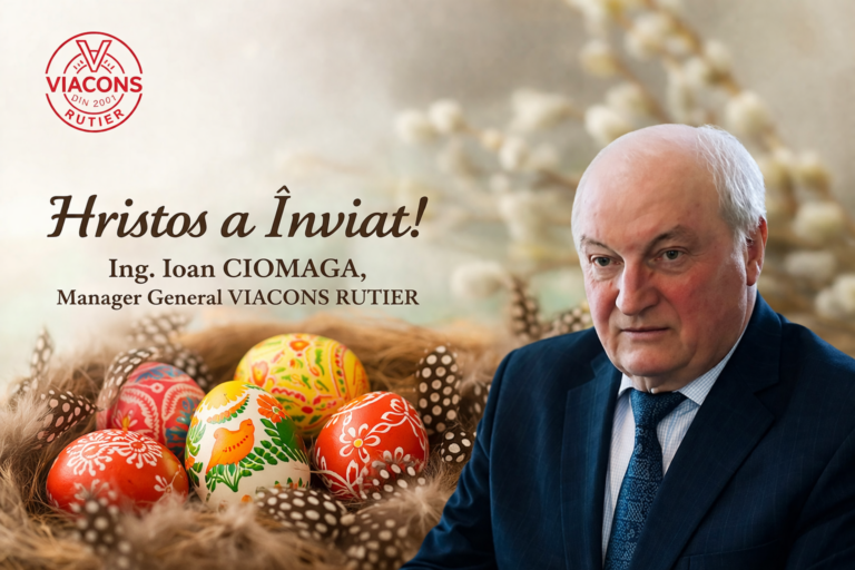 Paște Fericit! Mesajul Managerului General Viacons Rutier Huși, Ing. Ioan Ciomaga
