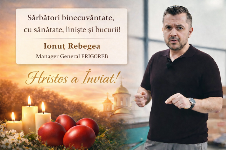 Paște Fericit! Mesajul Managerului General Frigoreb Vaslui, Ionuț Rebegea
