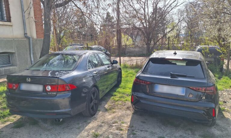 Două mașini furate din Italia și Spania, în valoare de 175.000 lei, descoperite de polițiștii de frontieră hușeni