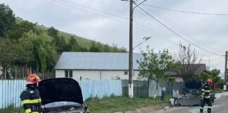 UPDATE Accident rutier la Rateșu Cuzei: Victimă asistată medical, a refuzat transportul la spital
