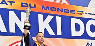 Dublă medalie de aur pentru un polițist hușean, la Campionatul Mondial de Qwan Ki Do