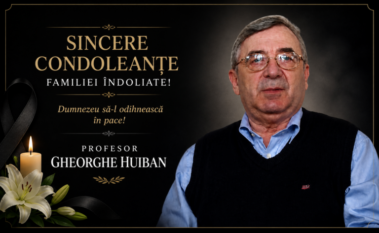A murit Prof. Gheorghe Huiban! Dumnezeu să-l odihnească în pace!