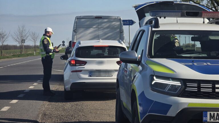 Controale ale poliției în Vaslui: 16 șoferi băuți și zeci de permise reținute