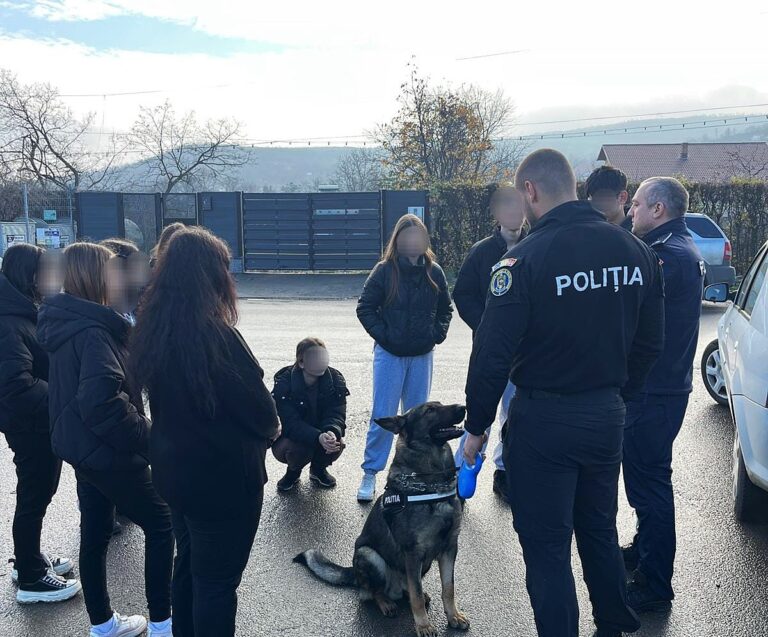 Polițiștii au descins în zona școlilor din Codăești. Zeci de elevi au fost legitimați
