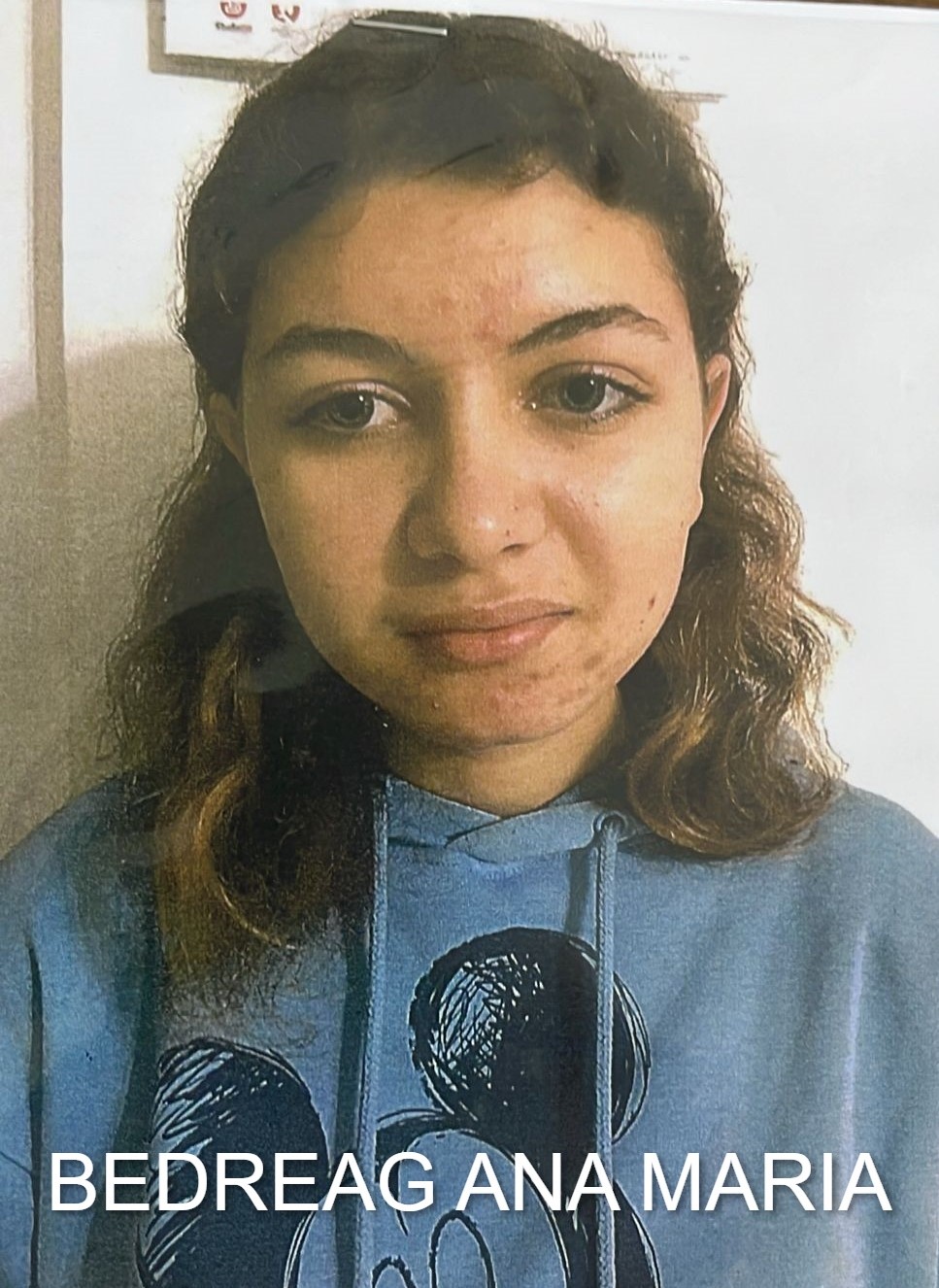 Alertă IPJ Iași: O minoră din comuna Miroslovești a dispărut de acasă (FOTO în text) 1 238 FOTO Bedreag Ana Maria