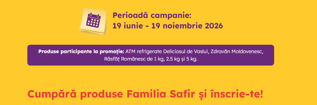 Ambalajele noi Familia SAFIR aduc premii de vacanță. A început campania „Câștigă experiențe noi în familie” 3 concurs familia safir 45