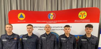 Cinci viitori pompieri au început stagiul de practică la ISU Vaslui