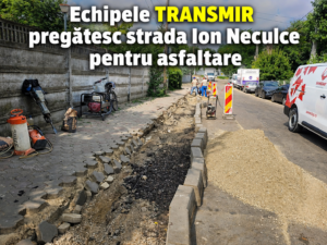 Încă o stradă din Bârlad intră în linie dreaptă pentru modernizare. Echipele TRANSMIR pregătesc asfaltarea 3 ChatGPT Image 13 iul. 2026 21 52 27