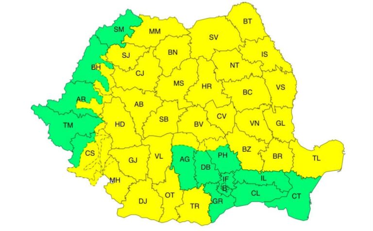 Vremea se schimbă brusc la Vaslui. Cod galben de vânt și vijelii, marți