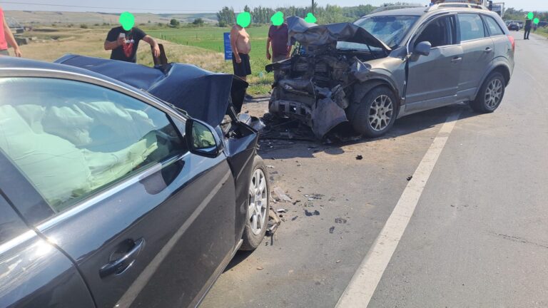 IPJ Vaslui: șofer de 64 de ani, din Bârlad, depistat cu 0,69 mg/l alcool după accidentul grav de pe DE 581