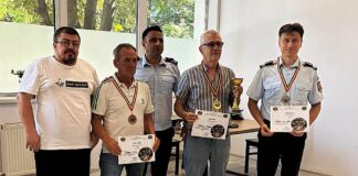 Pompierii vasluieni s-au întrecut la șah, înainte de Ziua Pompierilor. Cine a câștigat competiția