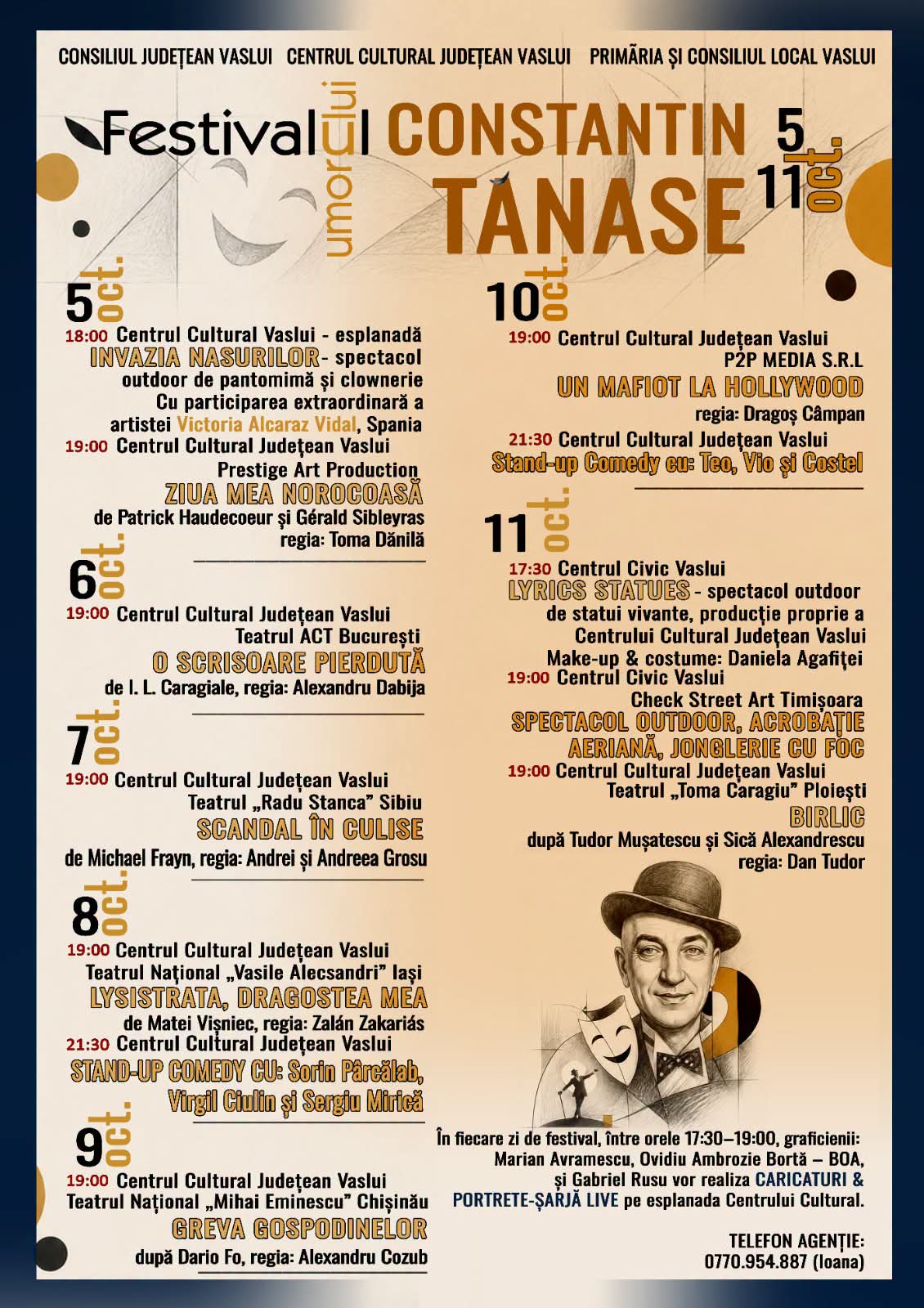 Festivalul de Umor „Constantin Tănase”, ultimele pregătiri. Abonamentele costă 500 de lei, iar biletele 100 de lei 5 FB IMG 1788410228071