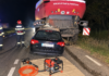 ȘTIREA DIMINEȚII Accident la Voinești. Un autoturism a intrat într-o combină de pe DN Vaslui-Negrești