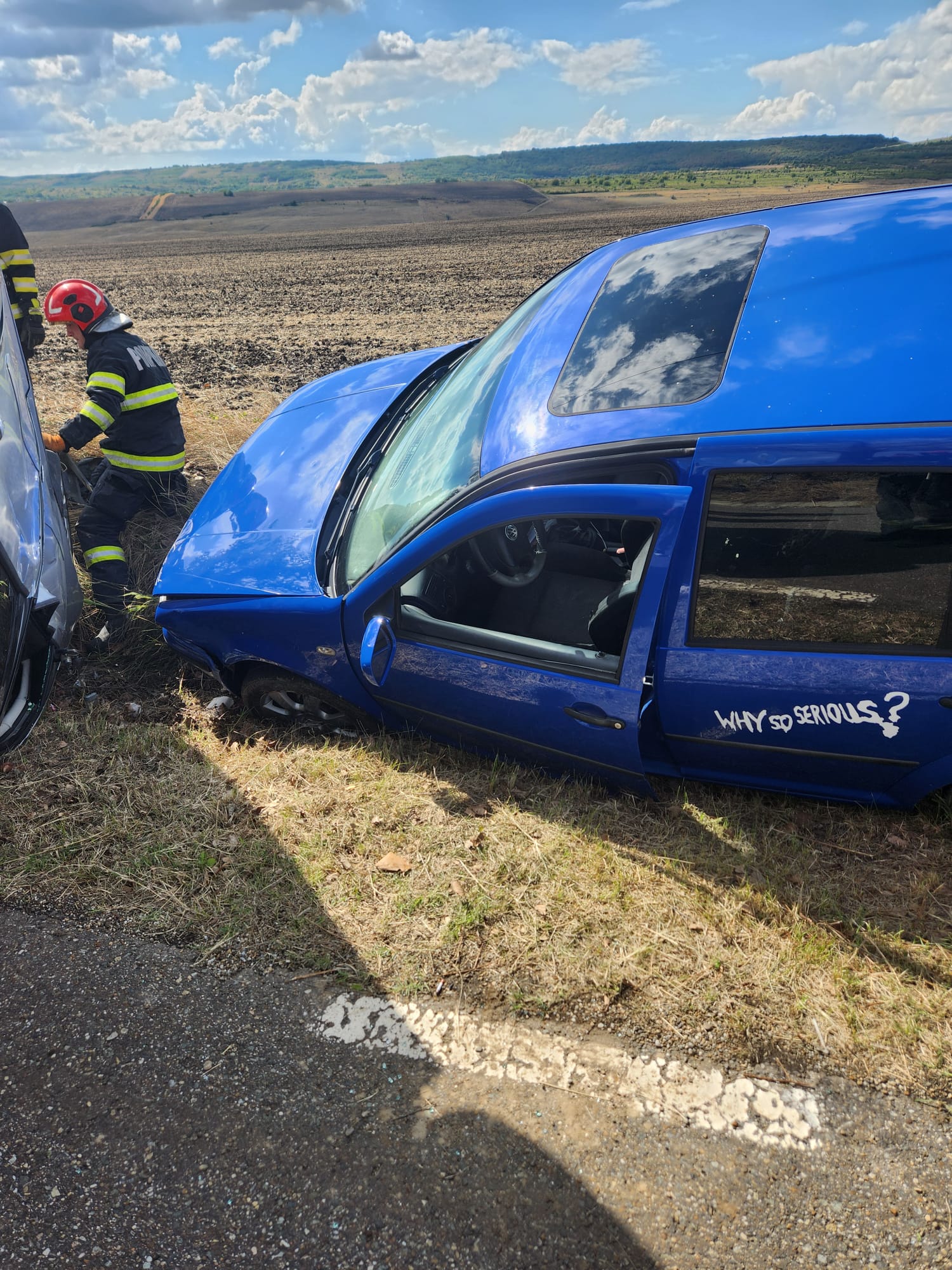 Accident cu trei mașini, lângă Huși. Cinci persoane implicate, două au ajuns la spital 3 accident epureni 690