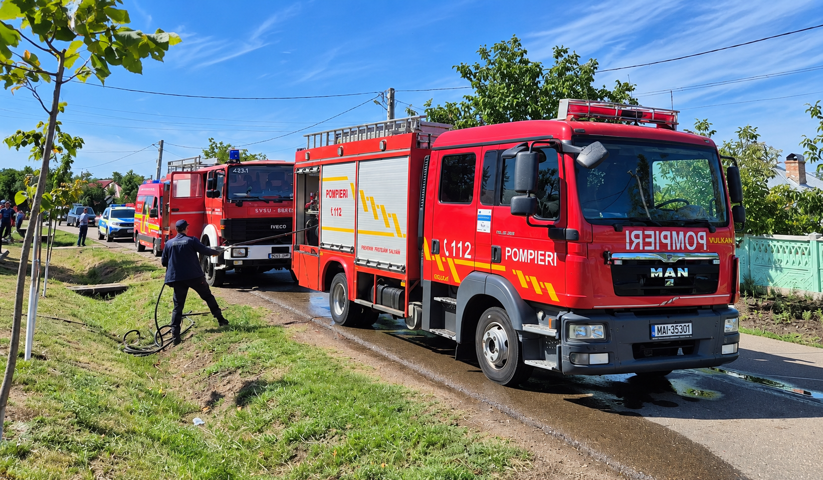Femeie de 89 de ani, rănită într-un incendiu la Berezeni. Focul a pornit de la un aparat de gătit improvizat 2 incendiu berezeni bun 2